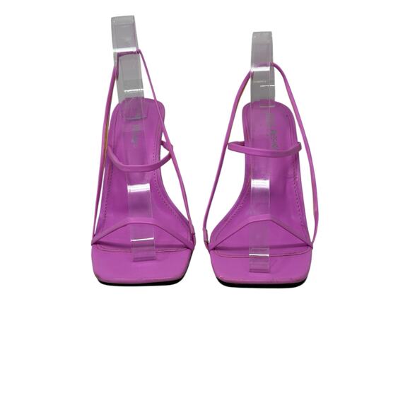 Public Desire pink strappy high heel sandals size 8 - Picture 10 of 15